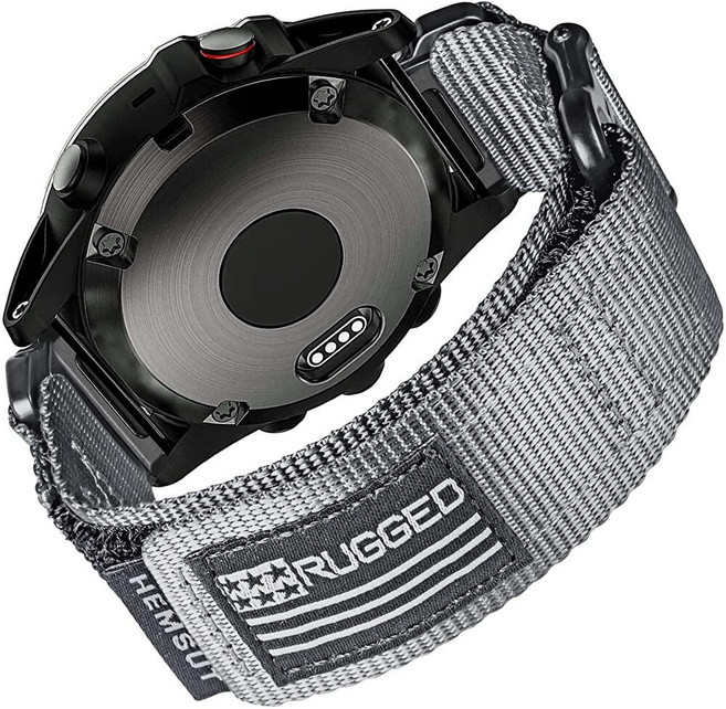 나일론 스포츠 시계 밴드 Garmin Instinct 3 50mm/Fenix 8 51mm/Fenix 7X/7X Pro/6X/6X Pro/5X/5X Plus Tactix 7, 나일론 스포츠 시계 밴드, Garmin Instinct