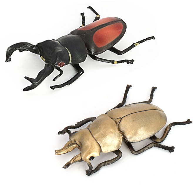 제트피규어 사슴벌레 곤충 모형 피규어 장난감 2종 세트, 1개