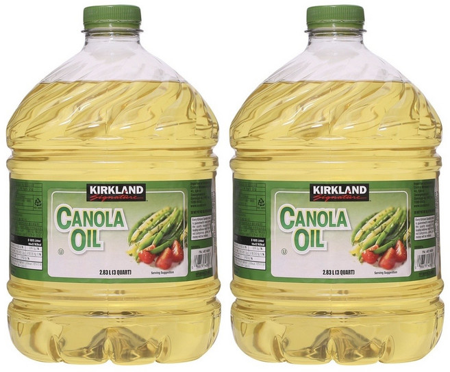 커클랜드시그니춰 대용량 카놀라유 오일, 2.83L, 2개