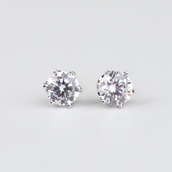 뷰띵 18K 랩다이아 6발 귀걸이 1부 2부 3부