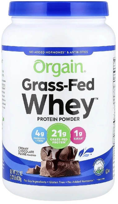 올게인 프로틴 쉐이크 Grass Fed Whey 단백질 파우더 초콜릿 퍼지 분말828g, 828g - 쿠팡