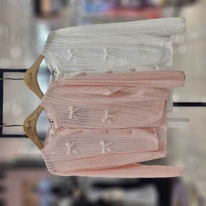 치크 26SS 여름에 입는 스카시 가디건