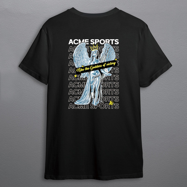 애크미 볼링티셔츠 승리의여신 볼링연습티 볼링라운드티