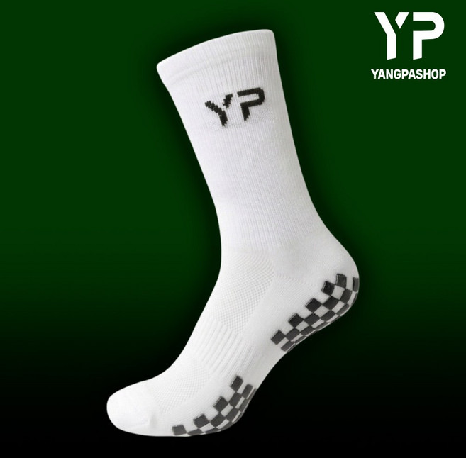 양파샵 YP 논슬립 두꺼운 컴포트핏 스포츠 양말 러닝 축구 풋살 테니스, 3개, 블랙로고
