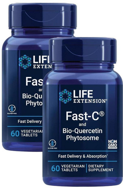 Life Extension (라이프익스텐션) Fast-C 퀘르세틴 파이토솜 베지60정 2개, 1개, 60정