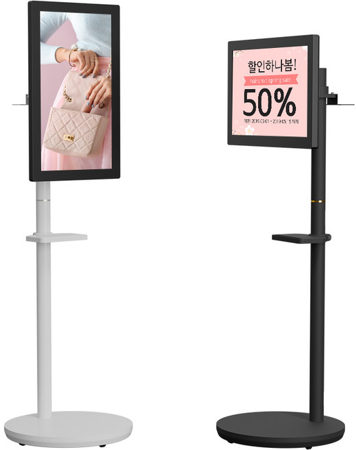 카멜 터치 안드로이드 태블릿 광고용모니터 CT2210IPS+DS플레이어+SMB32, 화이트