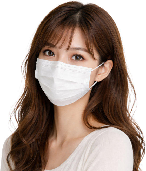 국내생산 국산 일회용 덴탈 숨쉬기 편한 귀편한 얇은 마스크, 화이트, 4개, 50매입