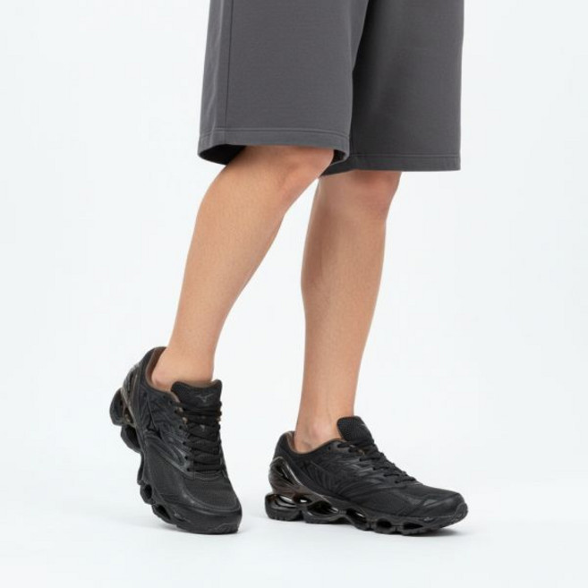 미즈노 남성 웨이브 프로페시 LS VA - 파이럿 블랙 문리스 나이트 초콜릿 브라운 D1GD240501