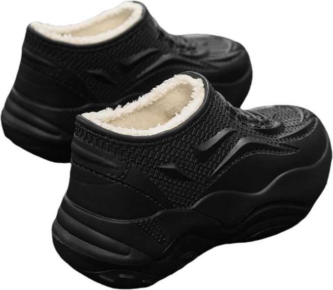 Makone 남여공용 가을 겨울 다용도 방수 방한 털신 캐주얼 기모 주방화