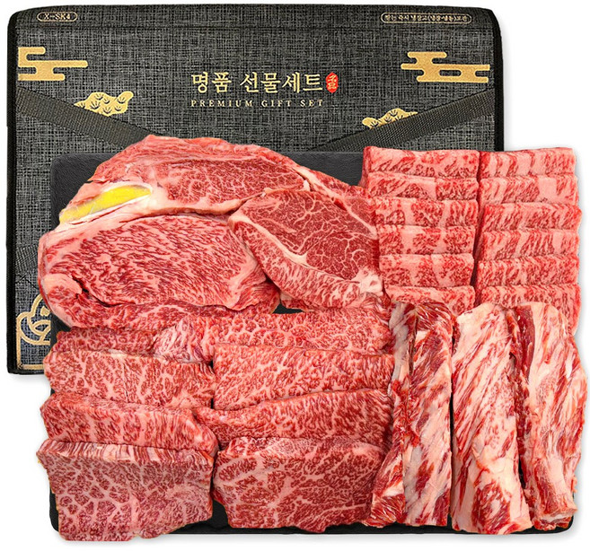 푸드지 마장동 최고급 한우 1++ 투쁠 선물세트 2호, 1세트