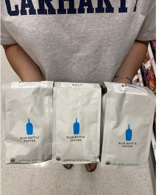 블루보틀 미듐로스트 에스프레소 홀빈 원두 커피 3종택1 340g, Bright Medium Roast, 홀빈(분쇄안함), 1개