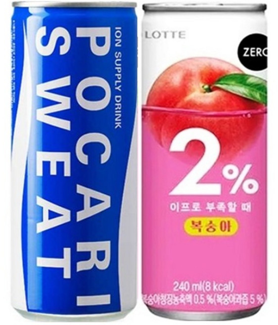 포카리스웨트 240ml(30개)+이프로 부족할때 복숭아(제로) 240ml (30개) / (사은품증정), 30개, 240ml