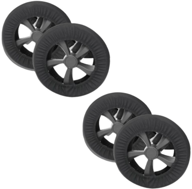 오이스터3/4 전용 바퀴커버 (4P), 1개, 블랙