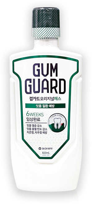 동아 검가드 오리지널에스 구강청결제 820ml / 잇몸 가그린 가글, 1개