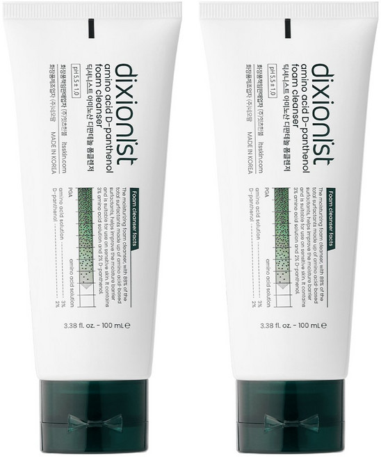 딕셔니스트 아미노산 디판테놀 폼클렌저, 2개, 100ml