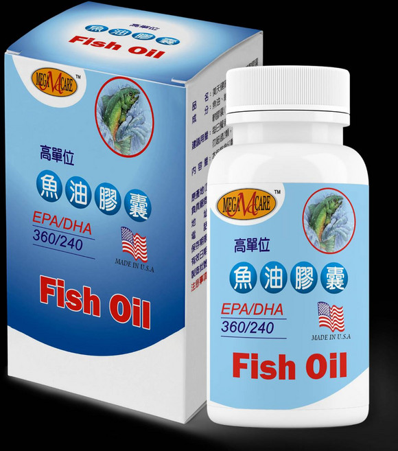 MEGAcare 高單位魚油膠囊 EPA/DHA 360/240, 96g, 1個