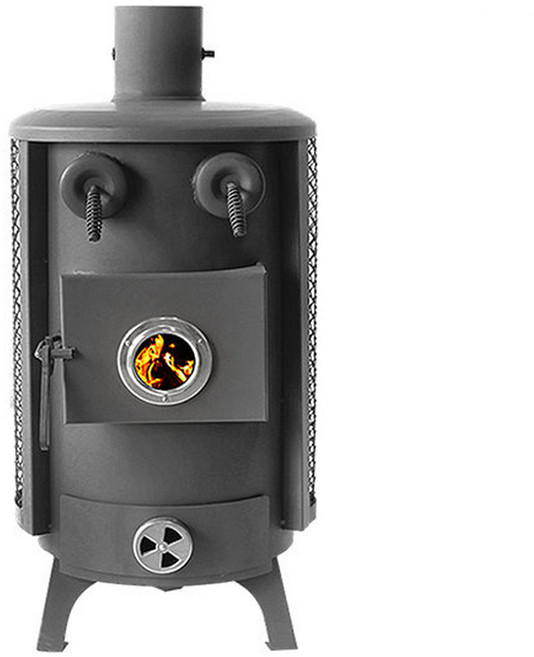 꾸버스 국산 고급 화목난로 30형 40형 50형 대형 장작 야외 우드, 한라-40형 화목난로