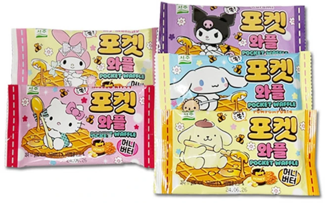 서주 포켓 허니 버터 와플 과자, 17g, 1개 - 쿠팡