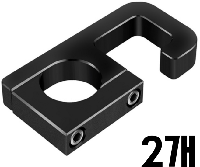 오토바이 봉지 걸이 최신형 pcx nmax 포르자 피씨엑스 엔맥스 xmax 배달 대행 다용도 후크 스쿠터 바이크 자전거 킥보드, 2개, 블랙