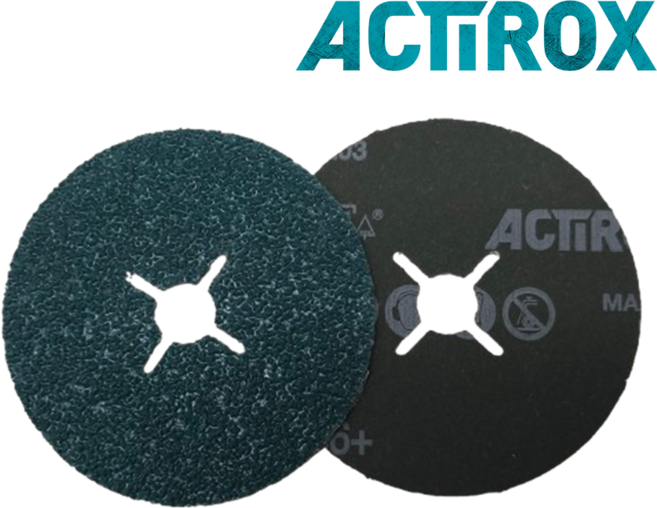 VSM 악티록스 디스크 4인치 ACTIROX 100mm 세라믹 화이바, 1개
