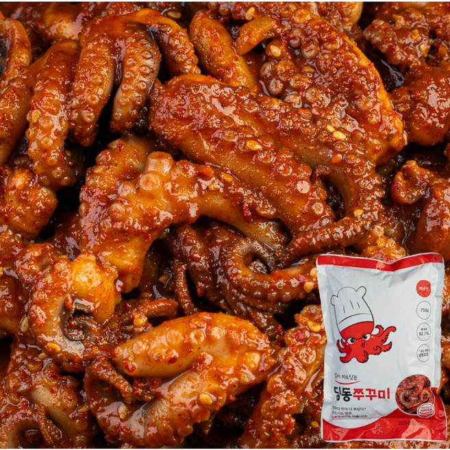 서민갑부 딩동쭈꾸미 매운맛쭈꾸미볶음, 3개, 750g