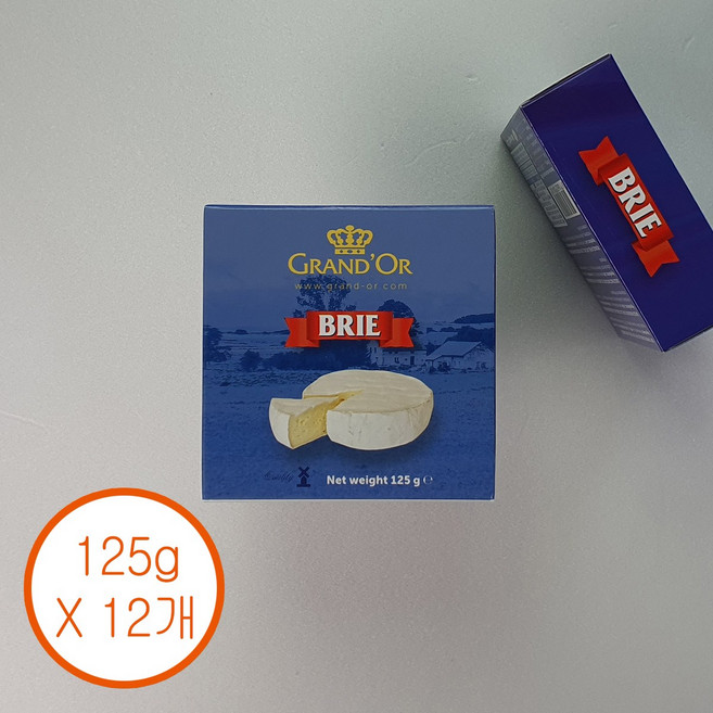 [그랑도르] GrandOr 브리치즈125g 수량선택, 12개, 125g