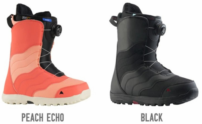 BURTON 버튼 24 25 스노우보드 부츠 MINT BOA Wide 민트 보아 와이드 여성, 1개, PEACH_ECHO 피치