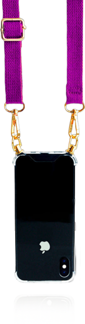 면소재 스트랩 목걸이 케이스