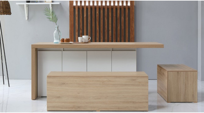 (제주도가능)아일랜드 홈바식탁용 2인 수납형 벤치 좋은 가구 매장 디자인, 화이트