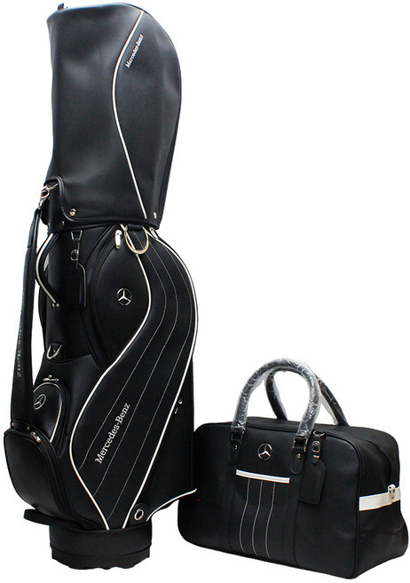 벤츠 골프가방 세트(캐디백 보스턴백) 블랙 화이트 KIM122603