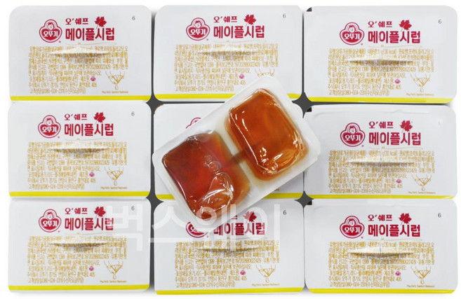 오뚜기 일회용 메이플시럽 디스펜팩, 11g, 40개