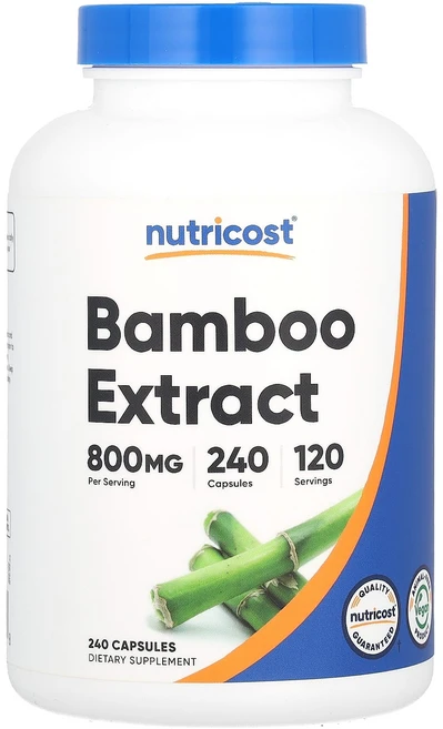Nutricost 대나무 추출물 800mg 캡슐 240정(캡슐 1정당 400mg), Nutricost대나무추출물800mg캡슐240정캡슐1정, 1개 - 쿠팡