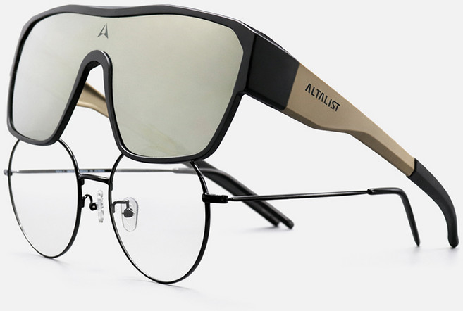 알타리스트 안경 위에 쓰는 선글라스 편광 고글 자전거 오버글라스2