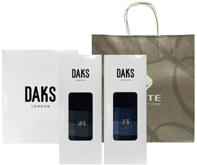 [백화점 정품] 닥스 남성 정품 양말 2족 세트 E60223