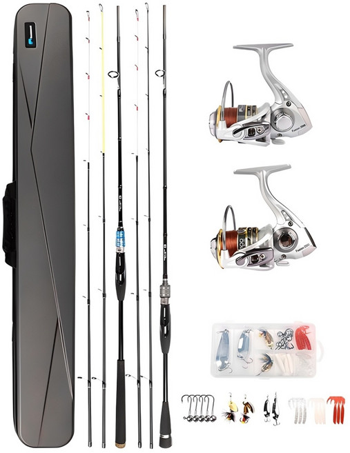 시마운트 프리모2 루어낚시대 2종세트 2in1 선상 낚시대 올카본대, 시마운트 프리모 루어2종세트