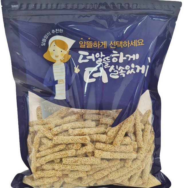 [가성비 대용량 ] 구운참마깨스틱 건강간식 다이어트간식 참마간식 참깨간식 어르신간식 부모님간식 간편간식 명절선물 전통간식 사무실간식, 1개, 1kg