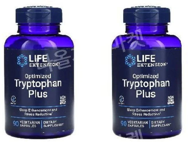 2개 라이프 익스텐션 트립토판 영양제 엘트립토판 L트립토판 L라이신 Tryptophan 90정 - 쿠팡