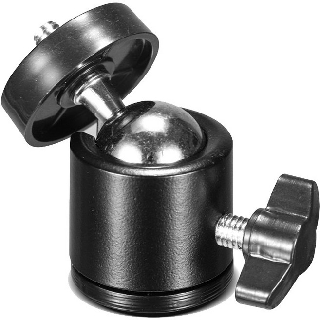 1/4 삼각대 볼헤드 360도 회전지원 14B, 1/4규격 삼각대 볼헤드, 1개