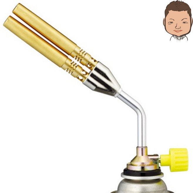 코베아 트윈 브레이징 가스토치, KT-2108 (부탄), 1개