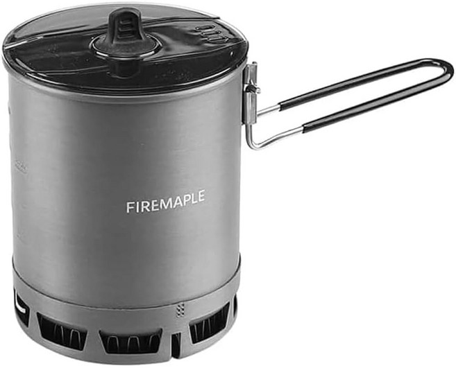 파이어 메이플 페트렐 초경량 냄비 - 내열 손잡이 휴대용 및 컴팩트한 고효율 알루미늄 캠핑 배낭 여행용, G3, 1개