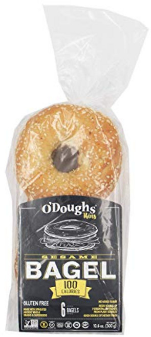 오도우즈 씬즈 - 참깨 베이글 300.5g | 미리 슬라이스 O'Doughs Thins - Sesame Bagels 10.6 oz | Presliced | Good Source o, 1개, 300g