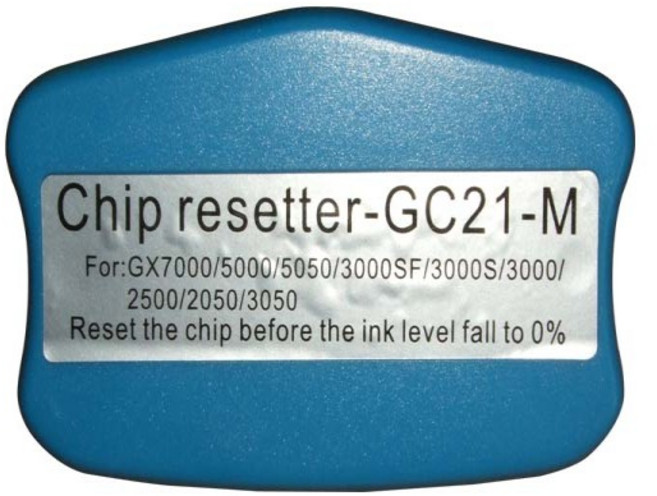 리코 GX3000SF 프린터호환 GC21 칩 리세터