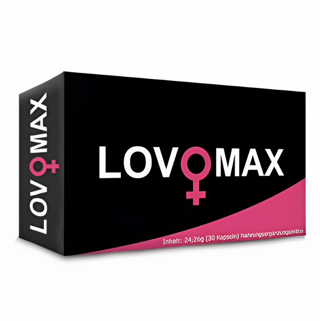 Lovomax 로보맥스 여성 건강 활동 에너지 플랜트 기반 포뮬러 서포트, 1개, 30정