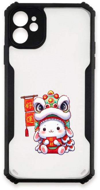 TRON 吉祥招財動物 四角防摔 機甲殼 iPhone 13 mini 手機殼