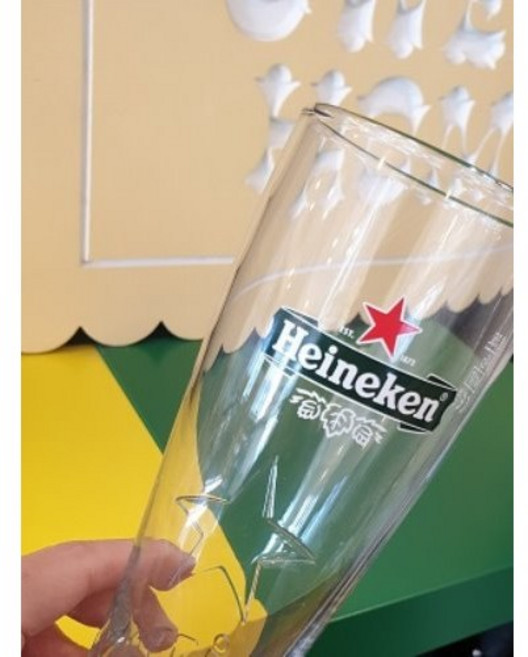 하이네켄 맥주잔 350ml, 1개