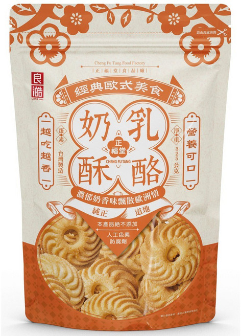 正福堂 乳酪奶酥, 1個, 乳酪奶酥325g (奶蛋素)
