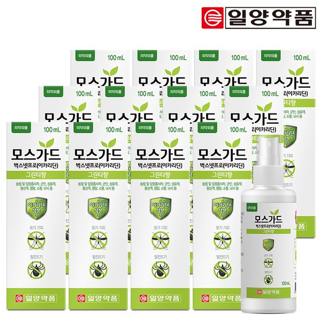 일양약품 모스가드 스프레이, 12개, 100ml