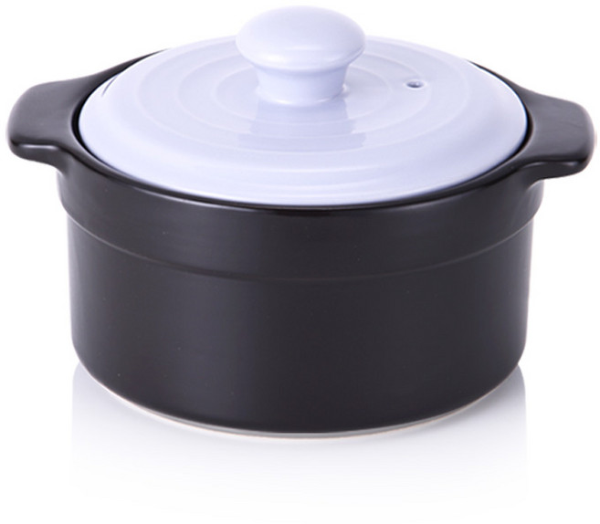 리빙아트 모던 핸드메이드 내열냄비 14cm (찜기) 뚝배기냄비, 1개