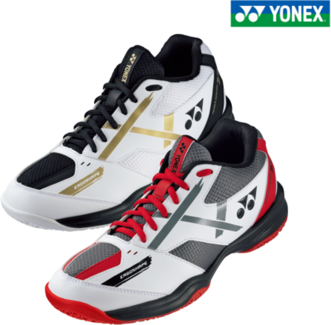 요넥스 배드민턴 화 39WIDE 화이트 골드/ 레드 남녀공용 SHB-39WEX