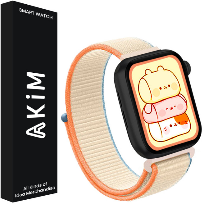 아킴 세븐일렉 HL7 Lite 스트랩 호환 델프 스포츠 루프 밴드, HL7 Lite 20mm, 06.아킴 네오 프로 마그네틱실리콘(허니블랙)